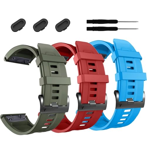 OFWAX 26 mm Uhrenarmband für Garmin Fenix 7X Pro Epix Pro 51 mm Fenix 6X Uhrenarmband Fenix 5X Plus Silikon-Armband Fenix 6X Pro Descent MK2i MK3i 51 mm Smartwatch-Armband, Einheitsgröße, Achat OFWAX 26 mm Uhrenarmband für Garmin Fenix 7X Pro Epix Pro 51 mm Fenix 6X Uhrenarmband Fenix 5X Plus Silikon-Armband Fenix 6X Pro Descent MK2i MK3i 51 mm Smartwatch-Armband, Einheitsgröße, Achat von OFWAX