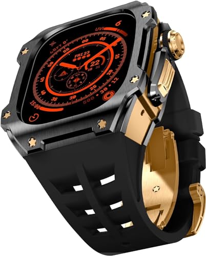 OFWAX 49 mm robustes Edelstahl-Gehäuse, Gummi-Uhrenarmband, Mod-Kit, für Apple Watch Ultra 2 Serie, Ersatzzubehör, For Ultra2 OFWAX 49 mm robustes Edelstahl-Gehäuse, Gummi-Uhrenarmband, Mod-Kit, für Apple Watch Ultra 2 Serie, Ersatzzubehör, For Ultra2 von OFWAX