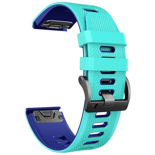 OFWAX Für Fenix ​​8/5X/7X/6X Silikon 26mm Uhrenarmband Für Fenix ​​5X Plus/6X Pro/Fenix ​​3/Fenix ​​3 HR/Enduro 2/Tactix 7 Pro/Descent MK1/D2 Delta PX Uhrenarmbänder(Mint Green) von OFWAX