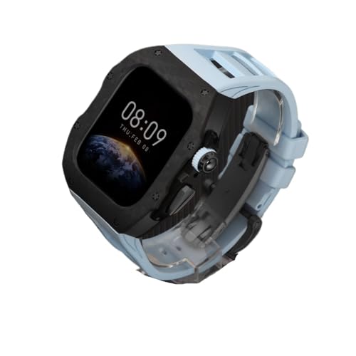 OFWAX Luxuriöses Csse and Bane Modifikationsset, für Apple Watch Ultra 10, 46 mm, 42 mm, Karbonfaser-Gehäuse, modischer Schutz für iWatch Serie 10, Fluorkautschuk-Uhrenarmband, 46 mm OFWAX Luxuriöses Csse and Bane Modifikationsset, für Apple Watch Ultra 10, 46 mm, 42 mm, Karbonfaser-Gehäuse, modischer Schutz für iWatch Serie 10, Fluorkautschuk-Uhrenarmband, 46 mm von OFWAX
