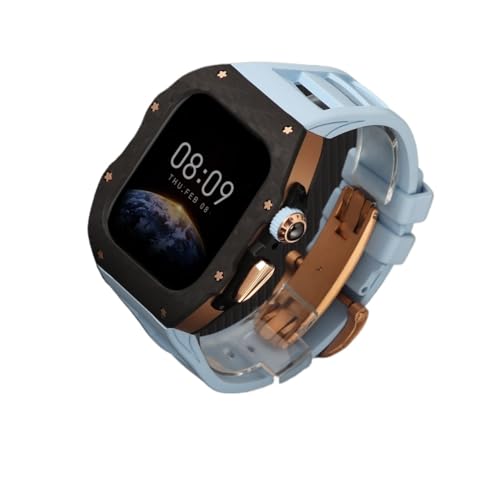 OFWAX Luxuriöses Csse and Bane Modifikationsset, für Apple Watch Ultra 10, 46 mm, 42 mm, Karbonfaser-Gehäuse, modischer Schutz für iWatch Serie 10, Fluorkautschuk-Uhrenarmband, 46 mm OFWAX Luxuriöses Csse and Bane Modifikationsset, für Apple Watch Ultra 10, 46 mm, 42 mm, Karbonfaser-Gehäuse, modischer Schutz für iWatch Serie 10, Fluorkautschuk-Uhrenarmband, 46 mm von OFWAX