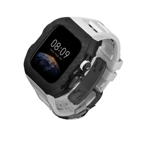 OFWAX Luxuriöses Csse and Bane Modifikationsset, für Apple Watch Ultra 10, 46 mm, 42 mm, Karbonfaser-Gehäuse, modischer Schutz für iWatch Serie 10, Fluorkautschuk-Uhrenarmband, 46 mm OFWAX Luxuriöses Csse and Bane Modifikationsset, für Apple Watch Ultra 10, 46 mm, 42 mm, Karbonfaser-Gehäuse, modischer Schutz für iWatch Serie 10, Fluorkautschuk-Uhrenarmband, 46 mm von OFWAX