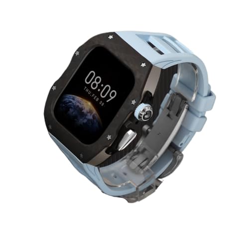 OFWAX Luxuriöses Csse and Bane Modifikationsset, für Apple Watch Ultra 10, 46 mm, 42 mm, Karbonfaser-Gehäuse, modischer Schutz für iWatch Serie 10, Fluorkautschuk-Uhrenarmband, 46 mm OFWAX Luxuriöses Csse and Bane Modifikationsset, für Apple Watch Ultra 10, 46 mm, 42 mm, Karbonfaser-Gehäuse, modischer Schutz für iWatch Serie 10, Fluorkautschuk-Uhrenarmband, 46 mm von OFWAX