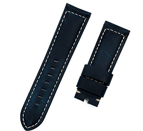 OFWAX Luxus-Markenarmband, Retro, 22 mm, 24 mm, Vintage-Stil, Kalbspferd, Nubukleder, für Panerai-Armband, Zapfenschnalle, Without Buckle, Achat von OFWAX