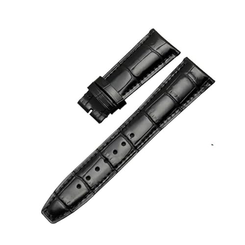 OFWAX Uhrenarmband aus Rindsleder, 22 mm, Klappschnalle, Lederarmband, geeignet für IWC Portugieser-Serie, Uhrenzubehör für Herren, 22 mm von OFWAX