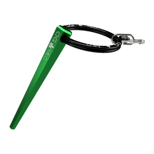 OG MILO OG J POKER by Schlüsselanhänger Stopfer Raucher-Accessoire (Emerald Green) von OG MILO