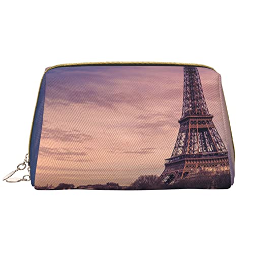 OGNOT Eiffelturm-bedruckte große Reise-Make-up-Tasche für Geldbörse, tragbare Kulturtasche für Frauen und Mädchen, tägliche Aufbewahrung, Organizer, Weiss/opulenter Garten, Einheitsgröße von OGNOT