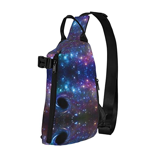 OGNOT Galaxy-bedruckter Schultertasche, Umhängetasche, Schultertasche, für Herren und Damen, für Outdoor, Walking, Reisen, Schwarz, Einheitsgröße von OGNOT