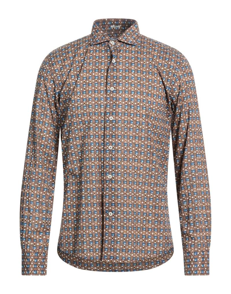 OGNUNOLASUA by CAMICETTASNOB Hemd Herren Braun von OGNUNOLASUA by CAMICETTASNOB