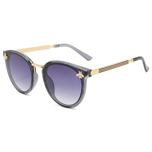 OGOBVCK cat eye sonnenbrille klassische vintage schattierungen überdimensionalen designer große ultra thin 100% uv schutz für frauen und mädchen (LightGrey) von OGOBVCK