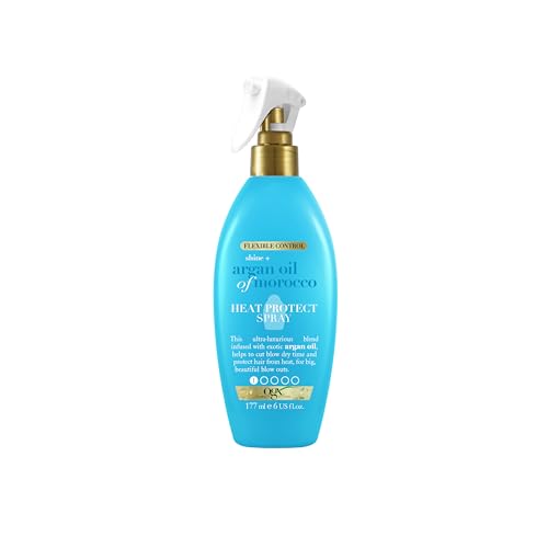 OGX Argan Oil of Morocco Heat Protection Spray pflegendes Hitzeschutzspray mit Arganöl für trockenes, strapaziertes Haar, 177 ml OGX Argan Oil of Morocco Heat Protection Spray pflegendes Hitzeschutzspray mit Arganöl für trockenes, strapaziertes Haar, 177 ml von OGX