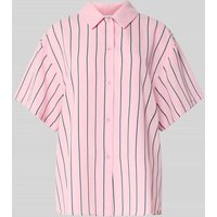 OH APRIL Loose Fit Bluse aus Viskose-Mix mit Knopfleiste Modell 'Mira' in Rose, Größe XS von OH APRIL