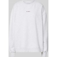 OH APRIL Oversized Sweatshirt mit Rundhalsausschnitt 'Magic' in Hellgrau Melange, Größe XL von OH APRIL