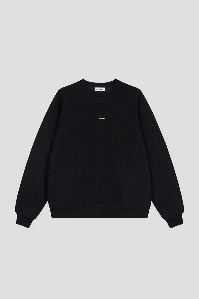 OH APRIL Rundhalspullover Oversized Sweater Black von OH APRIL