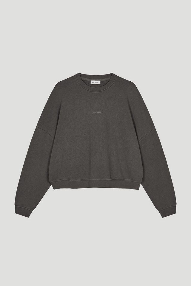 OH APRIL Sweatshirt Light Sweater Love Season Graphite von OH APRIL