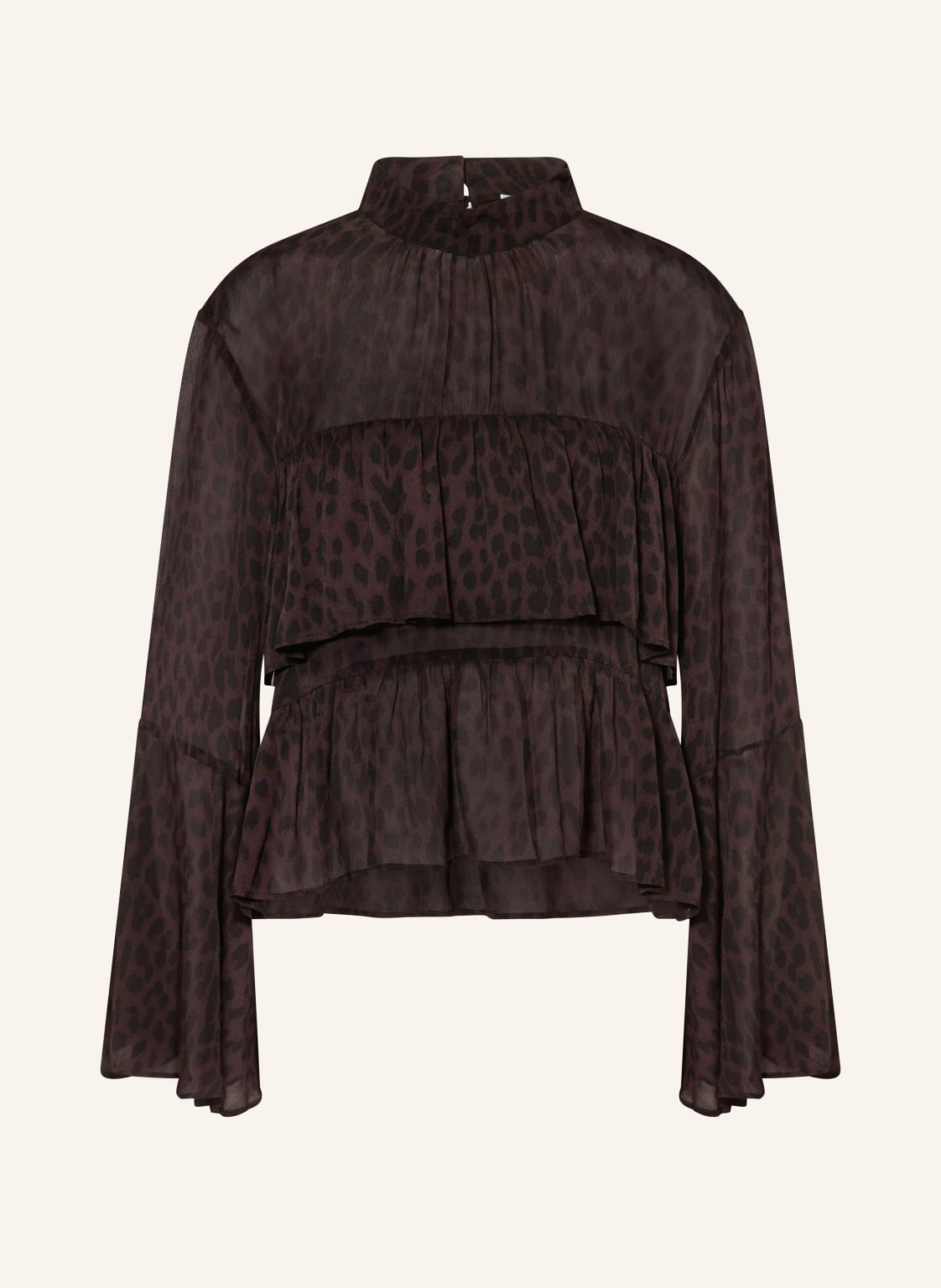 Oh April Blusenshirt Tessa Mit Rüschen schwarz von OH APRIL