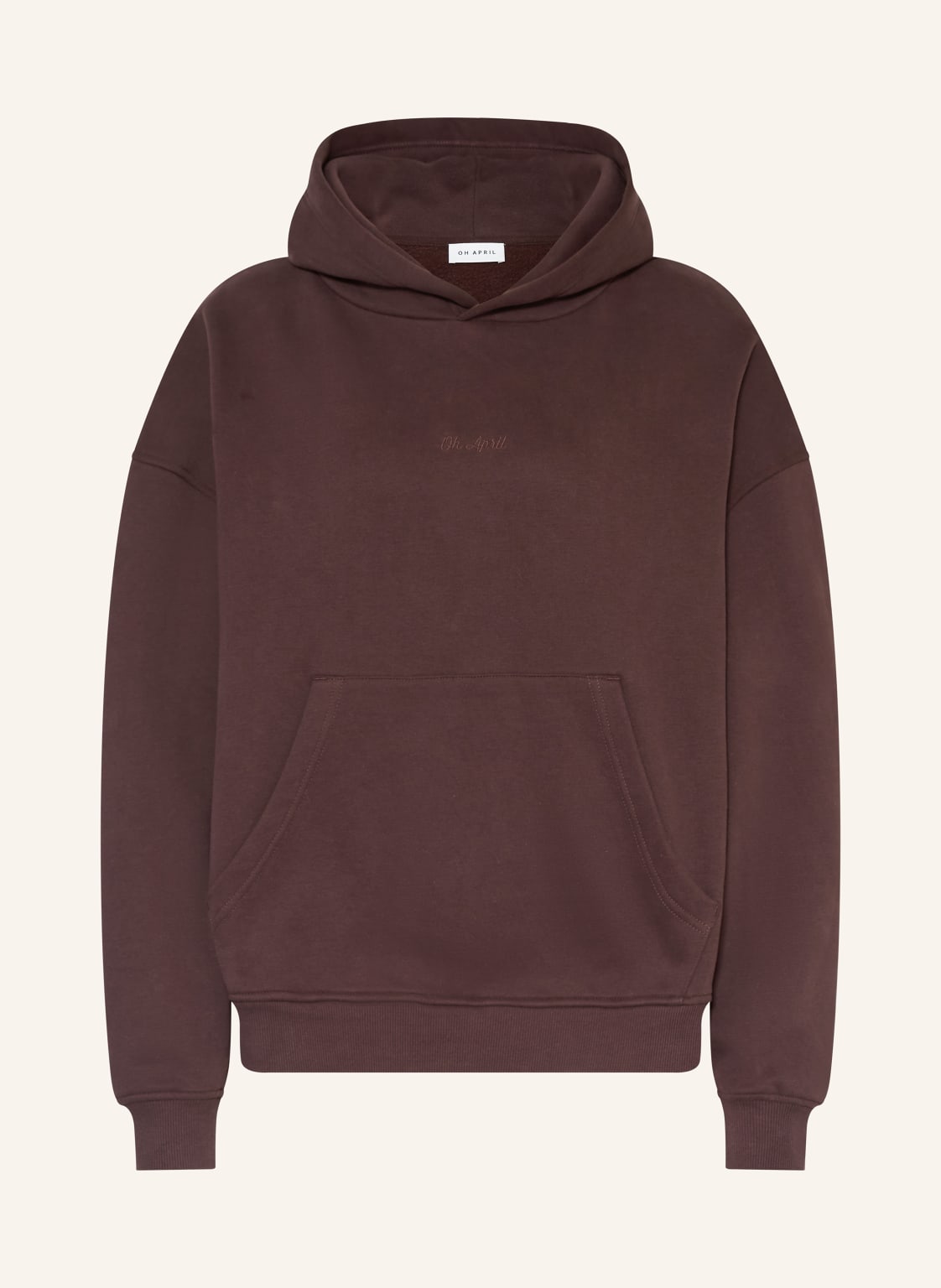 Oh April Oversized-Hoodie Good Karma Wave braun von OH APRIL