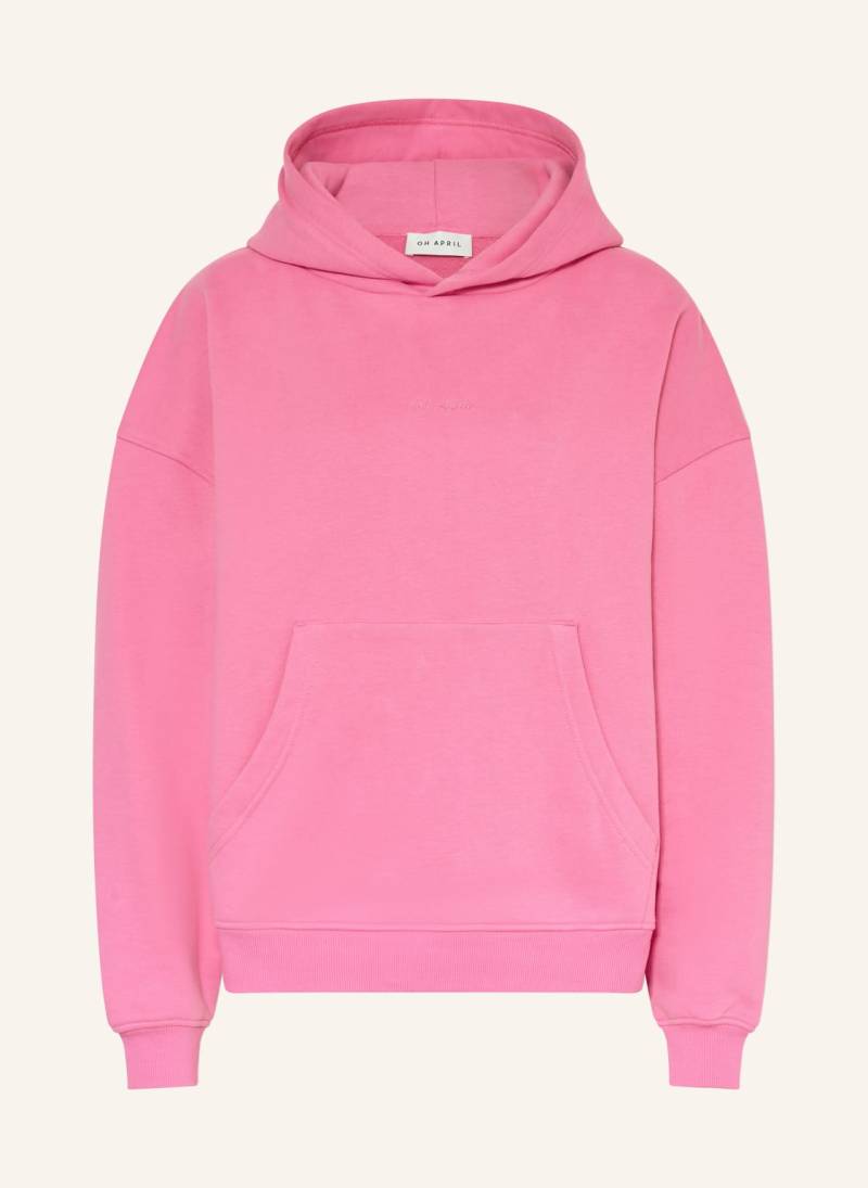 Oh April Oversized-Hoodie Nostalgia Heart pink von OH APRIL