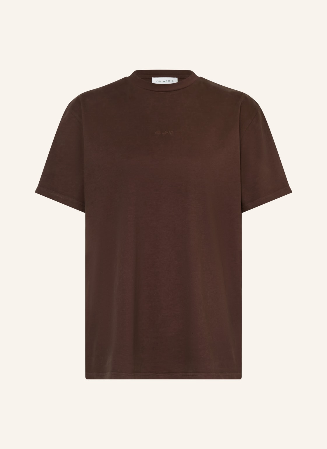 Oh April Oversized-Shirt Good Karma braun von OH APRIL