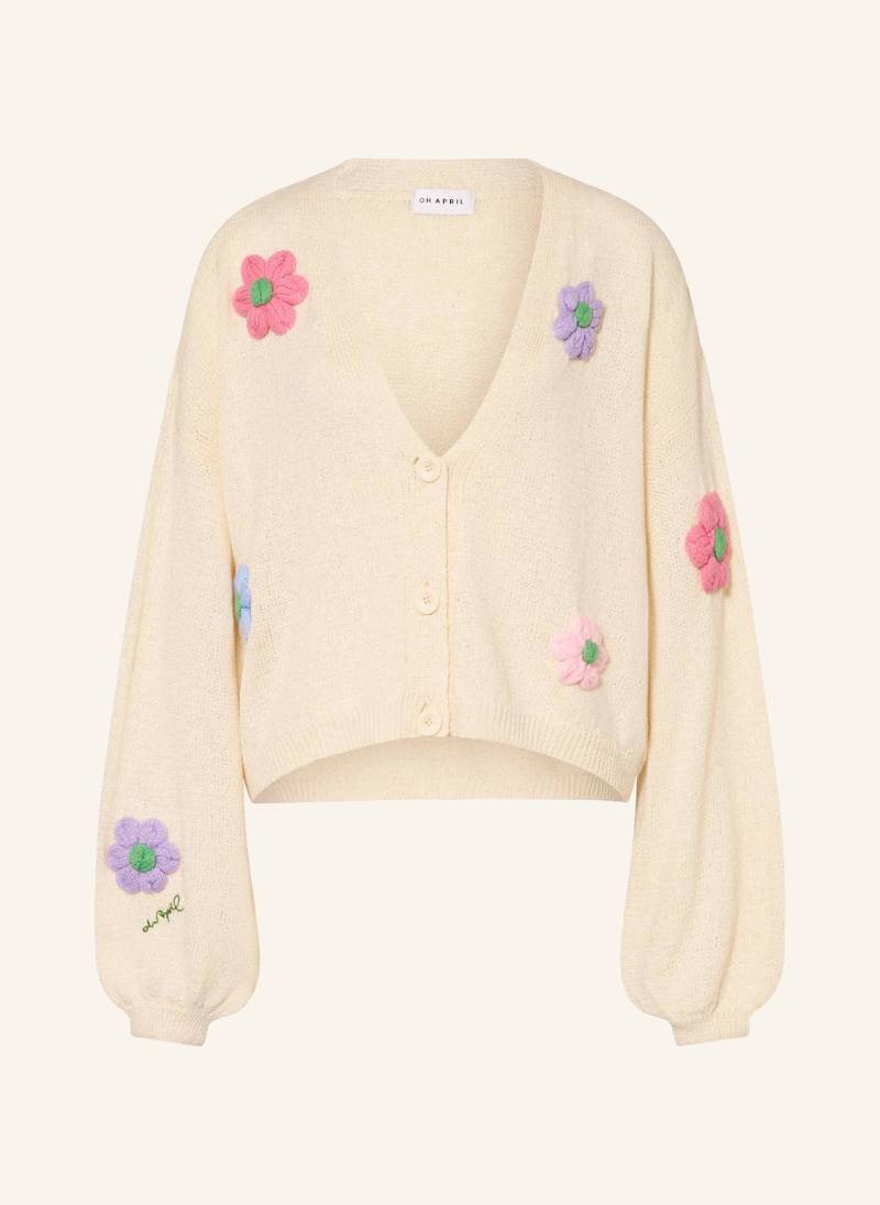Oh April Strickjacke Harriet weiss von OH APRIL