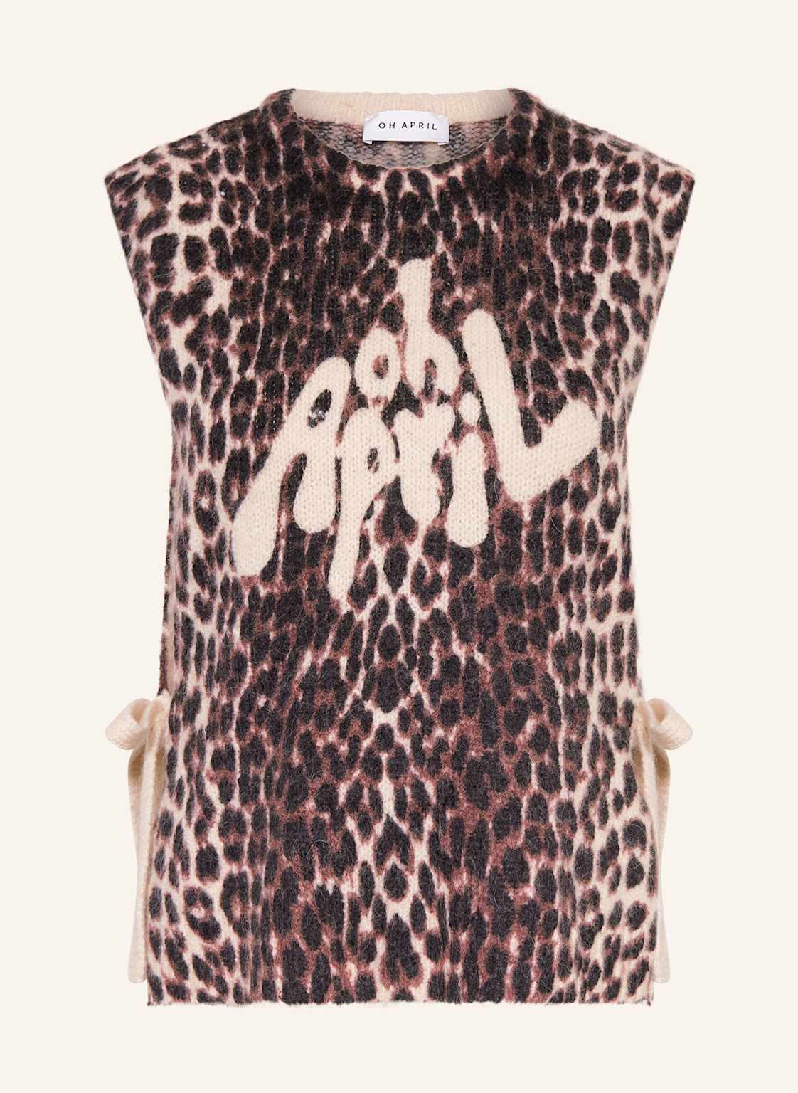 Oh April Strickweste Moxie braun von OH APRIL