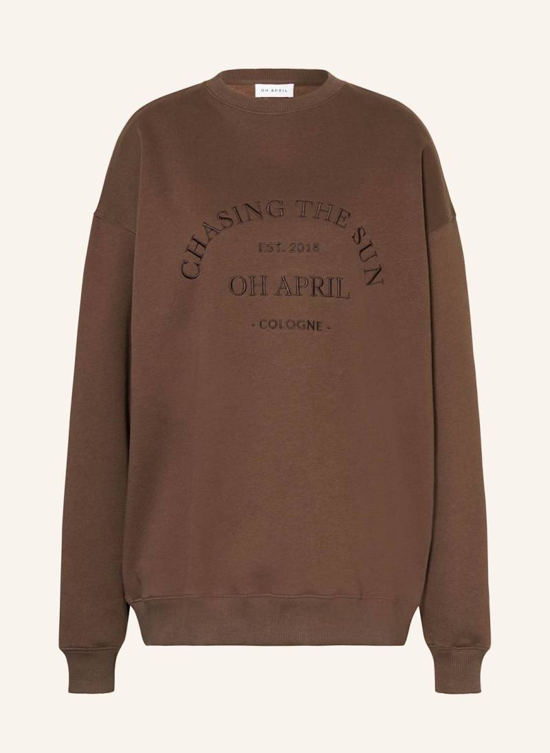 Oh April Sweatshirt Ov braun von OH APRIL