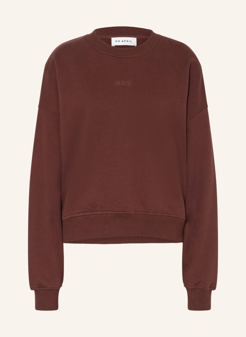 Oh April Sweatshirt braun von OH APRIL