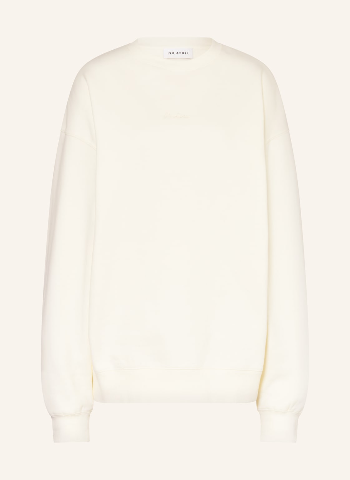 Oh April Sweatshirt weiss von OH APRIL