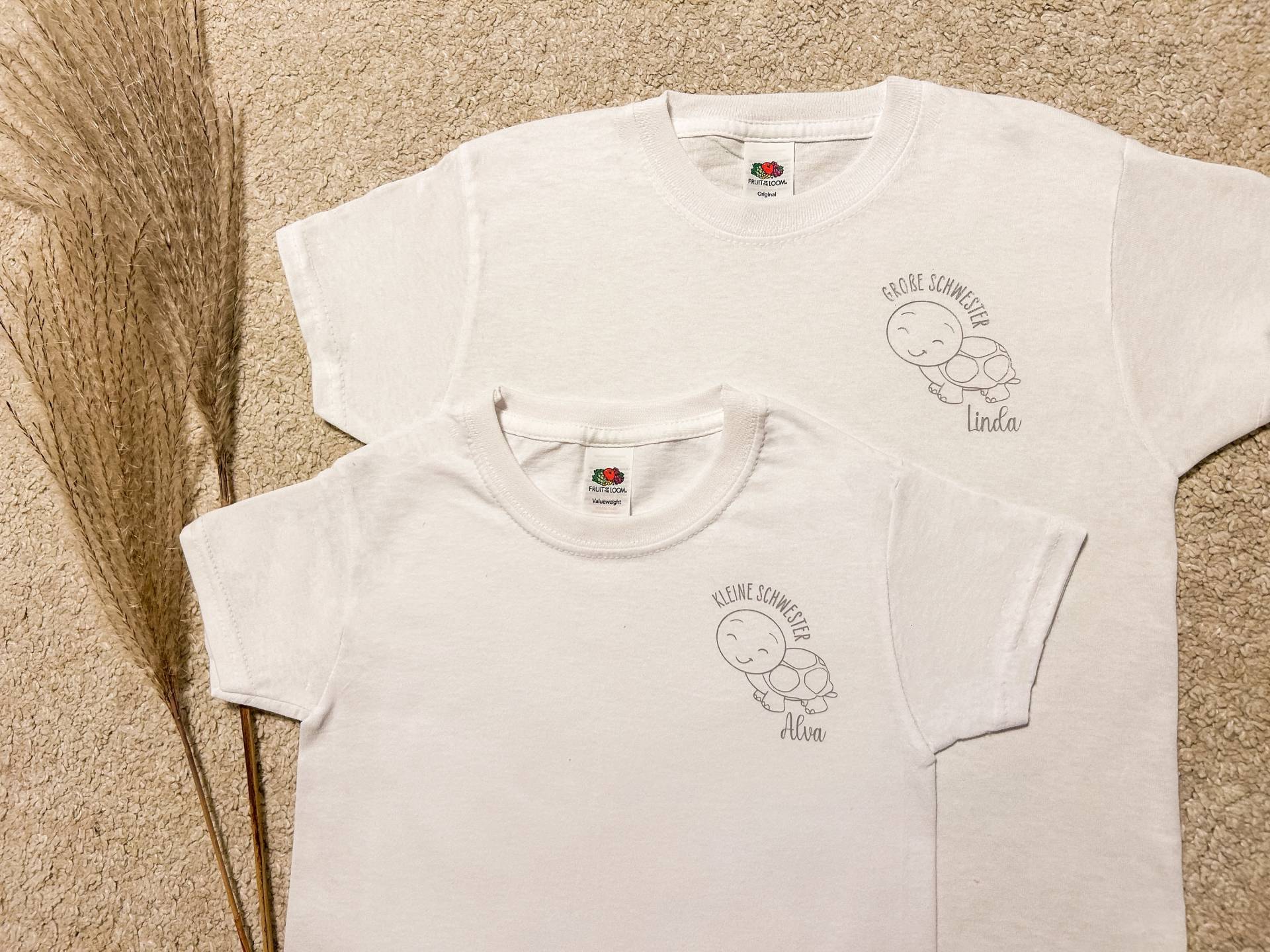 Personalisierte Geschwister Shirts/Großer Bruder Kleiner Große Schwester Kleine Geschenk Zur Geburt Personalisierte Geschwister Shirts/Großer Bruder Kleiner Große Schwester Kleine Geschenk Zur Geburt von OHANAnMe