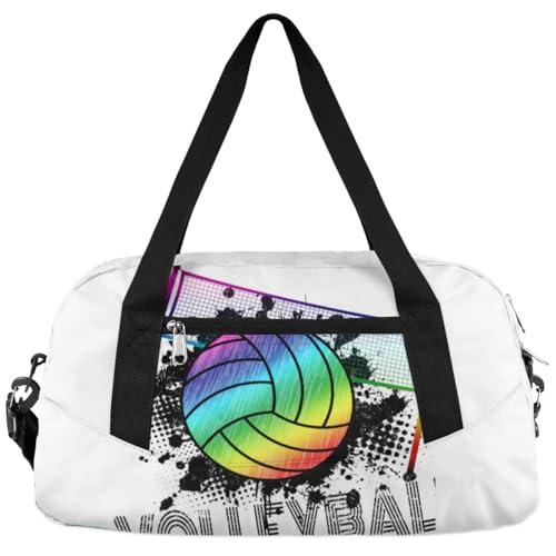 Ballett-Mädchen-Seesack, wasserdicht und reißfest, Sporttasche, klein, verstaubar, für Reisen, Fitnessstudio, personalisierte Reisetasche für Jungen, Mädchen, Frauen, Kindergymnastik-Tasche, Print6 von OHIKUETY