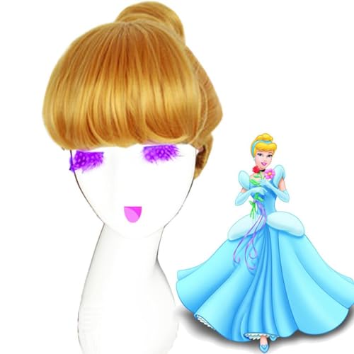 Anime Cinderellas Hochsteckfrisur Cosplay Anime Cosplay Perücke Synthetische Perücken Mädchen Frauen Männer Perücken von OHORTLNB