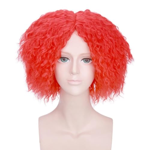 Anime Mad Hatter Cosplay Flauschiges Kunsthaar Anime Cosplay Perücke Synthetische Perücken Mädchen Frauen Männer Perücken von OHORTLNB