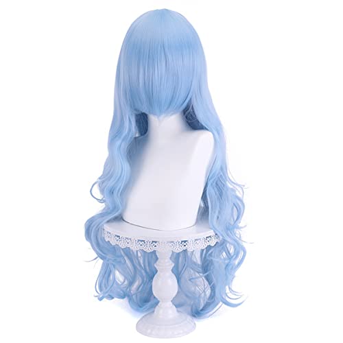 Ayanami Rei Anime Cosplay Perücke Synthetische Perücken für Halloween Cosplay Party von OHORTLNB