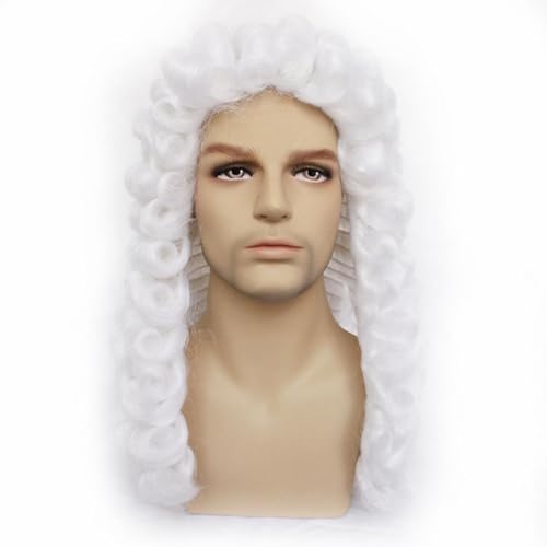 Cosplay Judge Curly Synthetic Hair Anime Cosplay Perücke Synthetische Perücken Mädchen Frauen Männer Perücken von OHORTLNB