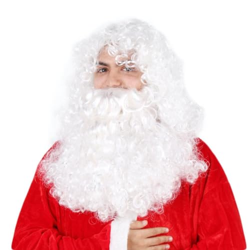Cosplay mit Bärten Weihnachtsmann Kunsthaar Anime Cosplay Perücke Kunstperücke Mädchen Damen Herren Perücke Cosplay mit Bärten Weihnachtsmann Kunsthaar Anime Cosplay Perücke Kunstperücke Mädchen Damen Herren Perücke von OHORTLNB