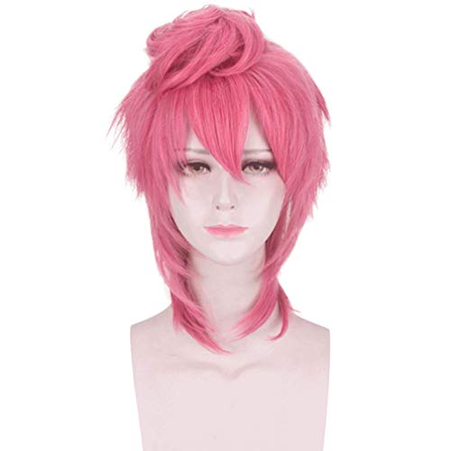 Jojos Bizarres Adventures Terry Hugh Una Anime Cosplay Perücke Synthetische Perücken Mädchen Frauen Männer Perücken von OHORTLNB