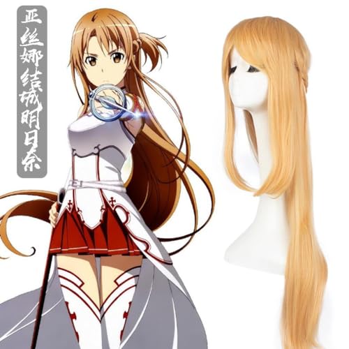 Swords Arts Yuuki Asuna Kunsthaar Anime Cosplay Perücke Kunsthaar Perücken Mädchen Frauen Männer Perücken von OHORTLNB