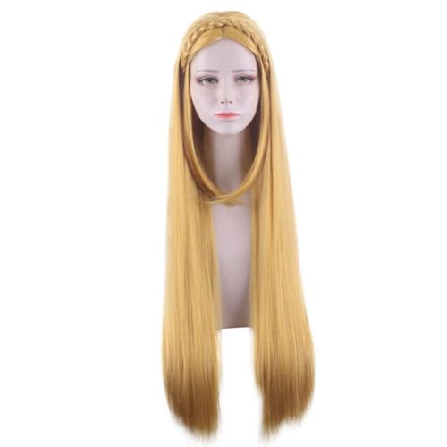 s Anime Prinzessin geflochtene Cosplay Anime Cosplay Perücke synthetische Perücken Mädchen Frauen Männer Perücken von OHORTLNB