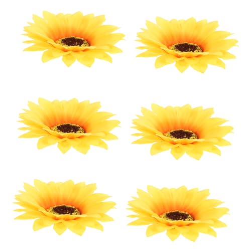 OHPHCALL 6stücke Sonnenblumen-haarspangen Für Frauen Charmante Daisy-haarclips Mit Alligator-clip Für Hochzeiten Partys Und Strand Bequeme Und Sichere Haarschmuck-accessoires von OHPHCALL