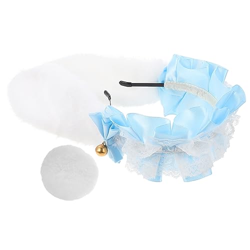 OHPHCALL Lolita Spitzen-stirnband mit Tierohren Exquisite Ohr-requisite für Halloween und Karneval von OHPHCALL