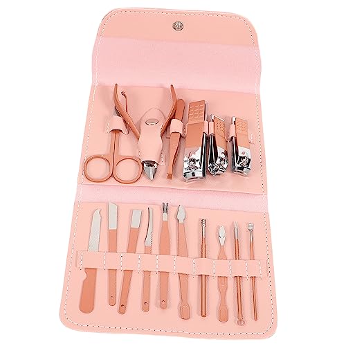 OHPHCALL 1 Satz Reise-Pediküre-Set reise nagelknipser Spezialwerkzeuge Nagelpflegeset nagelhautmesser fußnagelknipser Nagelset Frauen Nagelknipser Männer Nagelknipser Rostfreier Stahl von OHPHCALL