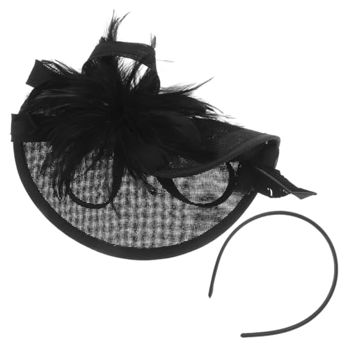 OHPHCALL 1satz Eleganter Fascinator Hut Mit Feder Und Blumen-design Für Hochzeiten Teepartys Und Besondere Anlässe Vielseitiger Haarclip Für Damen von OHPHCALL