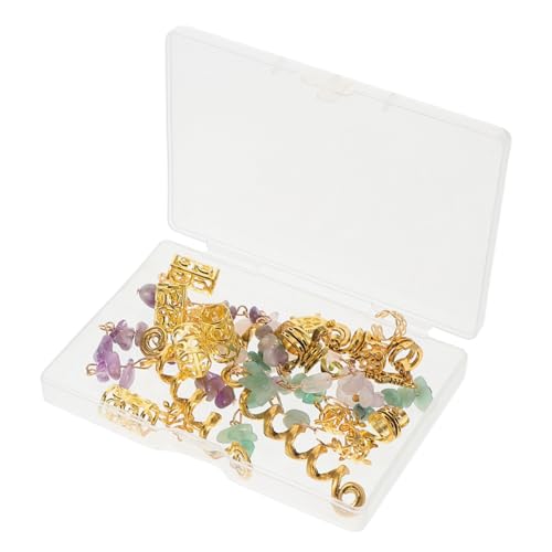 OHPHCALL Einzigartiges Design Metall-zopf-charm Mit Steinen Verzierter Haarschmuck Großes Zopf-accessoire Für Partys Und Hochzeiten von OHPHCALL