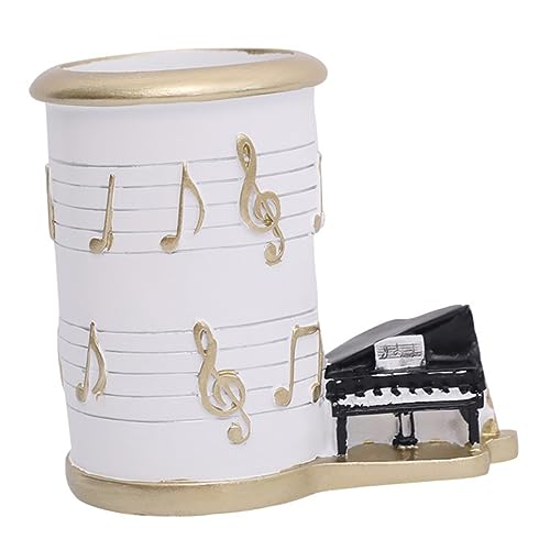 OHPHCALL 1stück Kreativer Notenlinien-penhalter Aus Resin Musikalischer Pinselbehälter Für Make-up Und Schreibutensilien Farbe Zufällig von OHPHCALL