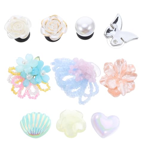 OHPHCALL 10 Stück Teiliges Dekorative Schuhclips mit Rosenblumen-design Elegante Abnehmbare Schuhschnallen für Damen Vielseitige Hochzeitsschmuck Zubehör Einfache Befestigung Stilvolle von OHPHCALL