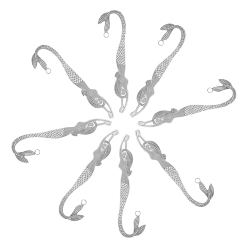 OHPHCALL 10stücke Meerjungfrau Haarschmuck Zubehör Haarnadel Dekoration Retro Charms Für Kreative Haaraccessoires Für Und Bastelprojekte von OHPHCALL