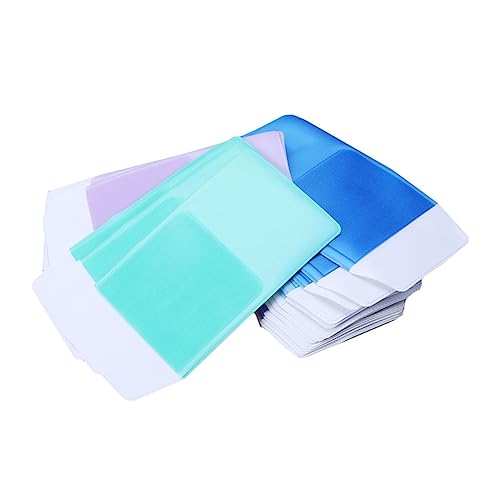 OHPHCALL 12stücke Fallsichere Stifttasche Aus PVC Einstecktasche Für Stifte Stiftaufbewahrungstasche Schlichtes Design Ausreichend Platz Für Stifte Bleistifte Und Andere Schreibwaren von OHPHCALL