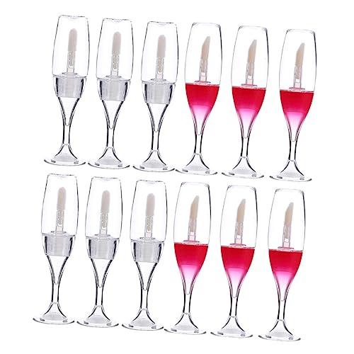OHPHCALL 12stücke Lip Gloss Flaschen Leere Lippenstift Röhrchen Behälter Für Lipgloss Tragbar Hochwertigem Material Für Reisen Und Kosmetik von OHPHCALL