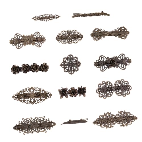 OHPHCALL 14st Vintage Vintage Metall Französische Haarspange Retro-haarspange Haarkamm Retro Vintage Haarnadel Haarschmuck Für Damen Antike Haarspangen Haarspangen Für Frauen von OHPHCALL