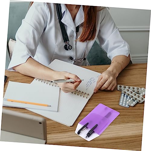 OHPHCALL 16 Stück Teiliges aus PVC Stifteschutzbeuteln für Ärzte und Pflegepersonal Auslaufsicherer Stifteorganizer zur Aufbewahrung und Schutz von Schreibutensilien im Krankenhausgebrauch von OHPHCALL